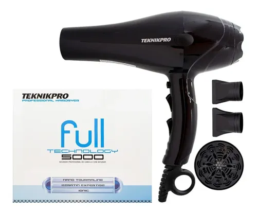 Secador De Pelo Profesional 2200w Teknikpro Full Tech 5000