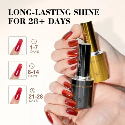Conjunto Base/mate Y Brillo Venalisa Para Uñas En Gel
