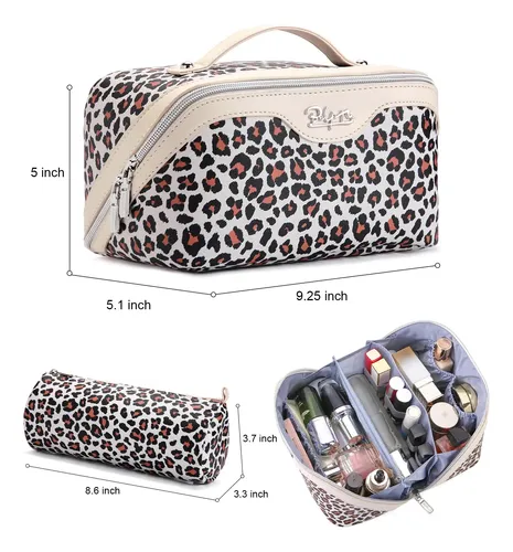 Neceser Organizador De Maquillaje Boyatu 3 Unidades Leopardo