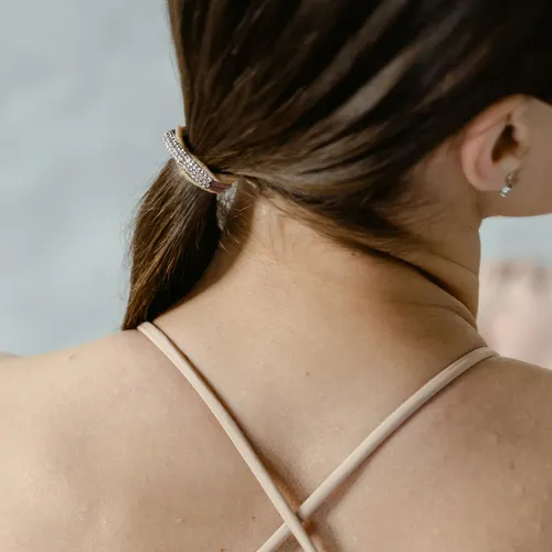 24 Cintas Para El Pelo Con Diamantes De Imitación Bandas Elá