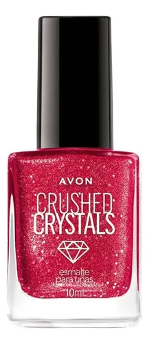 Avon Crushed Crystals Textura Y Brillo Varios Tonos Color Rubi