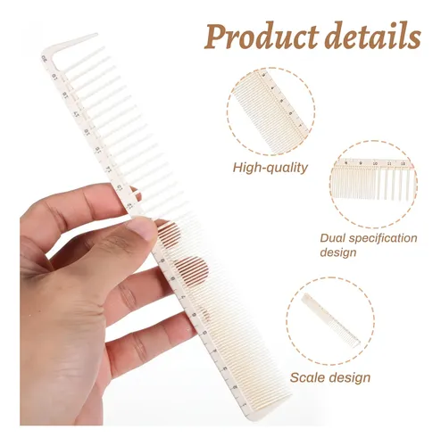 Peinetas Para Cortar El Cabello Macuezu Con Regla, Medidas X