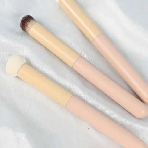 Aplicadores De Maquillaje Con Mango De Aluminio 3 Piezas