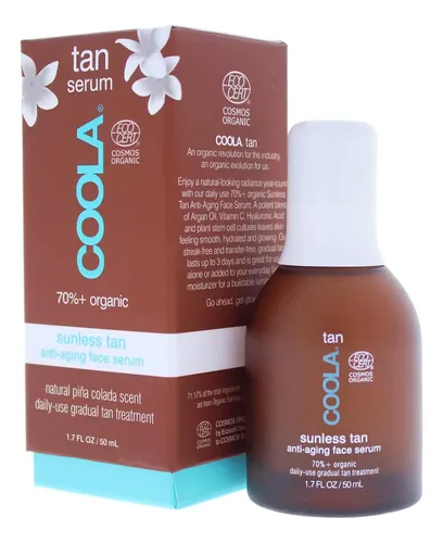 Coola Organic Sunless Self Tanner Serum Facial, Dermatologi.