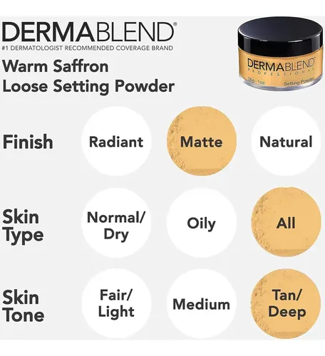 Dermablend Polvo Fijador 1 Oz Warm Saffron
