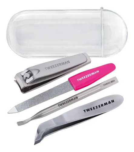 Kit De Rescate De Uñas Tweezerman Mini Portátil De Acero Ino