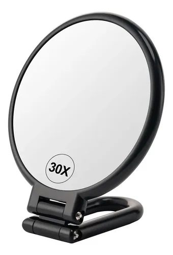 Hy” Espejo De Aumento 30x, Espejo Portátil Para Viajes/