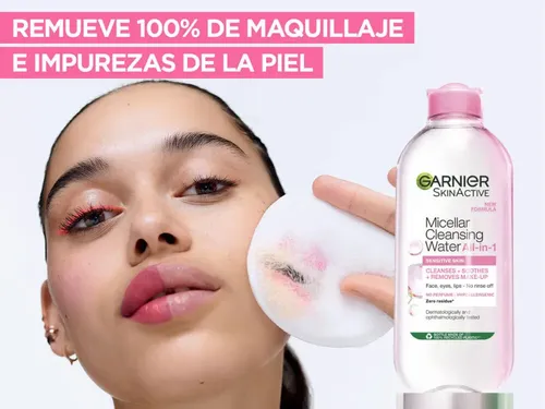 Agua Micelar Garnier Skin Active Desmaquillante 400 Ml