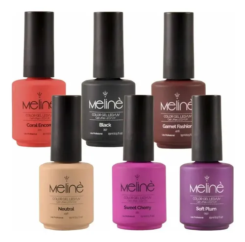 Esmaltes Semipermanentes Uñas Meliné Color Gel Led/uv