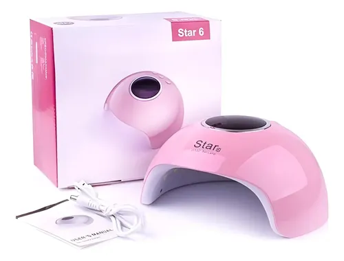 Cabina Star 6 Uñas 2 En 1 Gelificadas Manos Uv Led 36w 12c