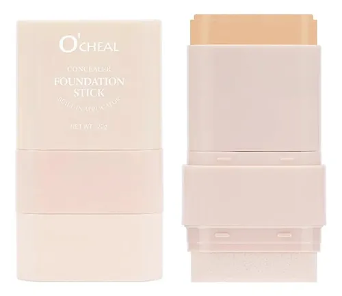Base Corrector En Barra Con Esponja Integrada Ocheal 03 Light Skin
