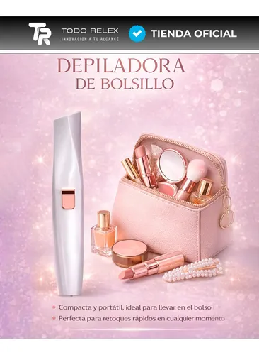 Depilador Facial Vello Corporal Luz Recargable 2 En 1 Mujer