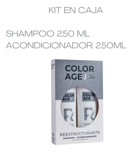 Shampoo Acondicionador Hialuronico Hidratación 250g Colorage