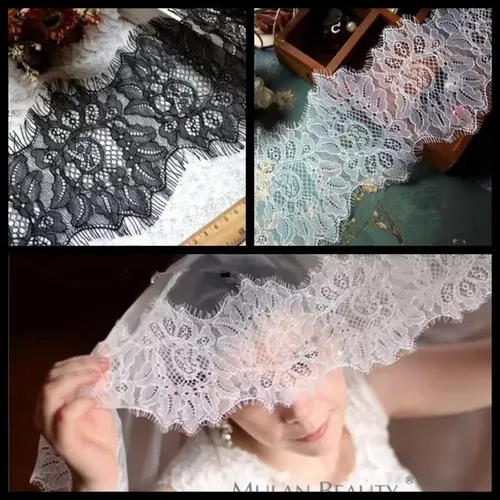 Tela De Encaje Para Pestañas, Cinta De Encaje Artesanal, 300