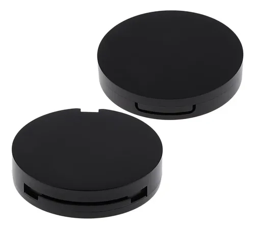 2 Fundas Vacías Compactas Con Espejo Para Bronceador Rubor