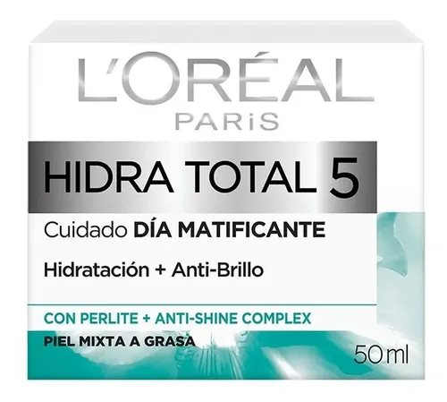 L’oréal Paris Crema Facial Hidra Total 5 Matificante 50ml