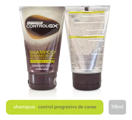 Shampoo Just For Men Control GX Cobertura de Canas 118ml