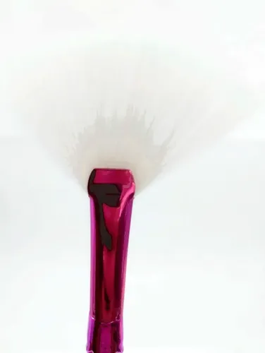 Brocha Sirena Abanico Tornasolada Para Maquillaje En Polvo