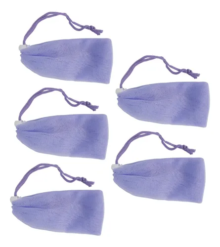 Soap Foaming Net, 5 Unidades, Bolsa Protectora De Malla Con