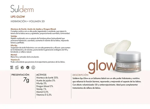 Sulderm Bálsamo Labial Lips Glow Hidratante