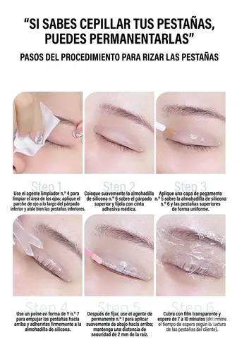 Kit Keratina Vegetal Para Rizar Pestañas, Efecto Natural