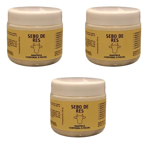 Crema De Sebo De Res. Para Cicatrices Dermatitis Psoriasis