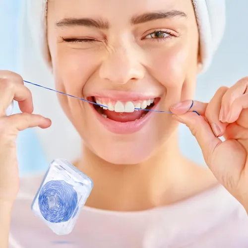 Hilo Dental Encerado Expandible Menta 10 Carretes 30 M