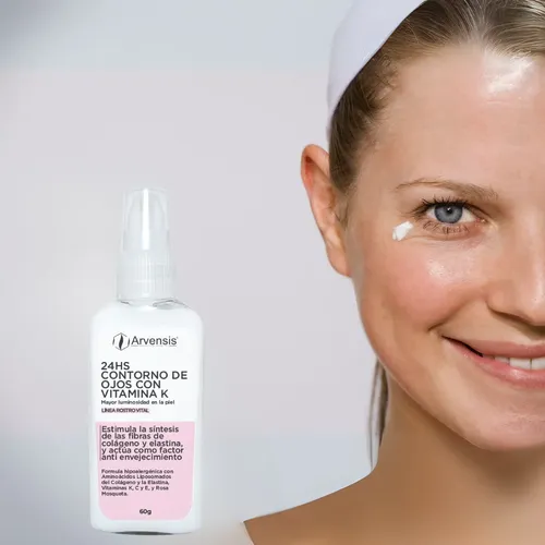 Crema Contorno De Ojos Vitamina K 24hs 60c Bolsas Y Ojeras