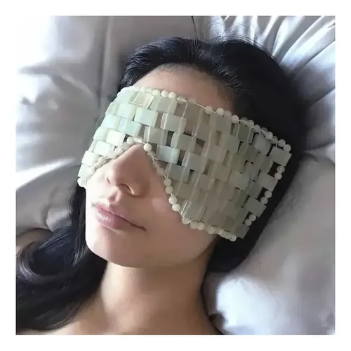 Mascarilla Jade Natural Antifaz Ojos Reutilizable Facial