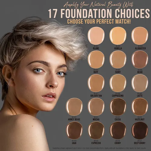 Sistema De Maquillaje Cosmético Airbrush Belloccio Master Se