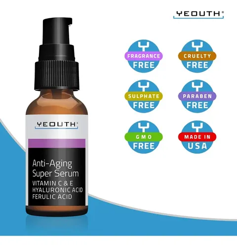 Sérum Facial Yeouth Antienvejecimiento Con Ácido Hialurónico