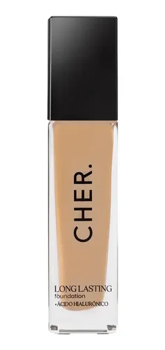 Base de Maquillaje Cher Long Lasting de Alta Cobertura para un Acabado Natural – 30 mL