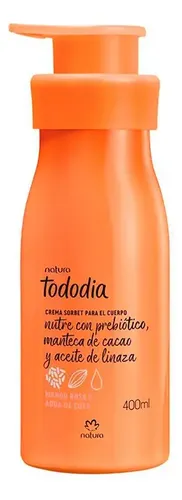 Crema Cuerpo Mango Rosa Y Agua De Coco Tododía 400ml Natura