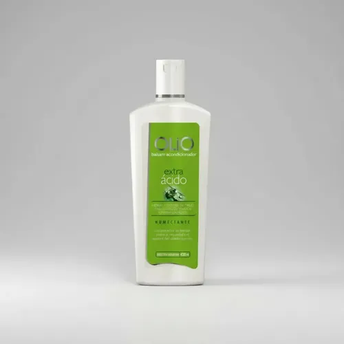 Acondicionador Olio Extra Ácido 420ml Profesional Reparador Cabello Teñido Decolorado Tratamiento Capilar pH Ácido Hidratante Nutritivo Suavizante Anti Frizz Uso Diario