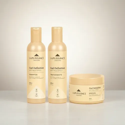 La Puissance Rulos Rizos Shampoo + Acondicionador + Mascara