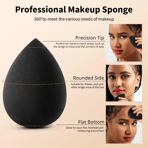 Set De Esponjas De Maquillaje Beakey Boun Boun, 5 Unidades,