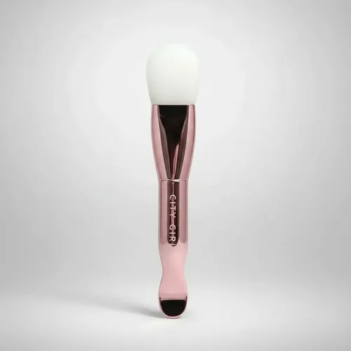 Brocha Silicona City Girl Para Mascarilla Facial Y Maquillaje Bronce