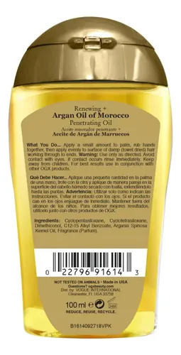 # Renovador De Argán Ogx | Aceite Capilar Penetrante V *
