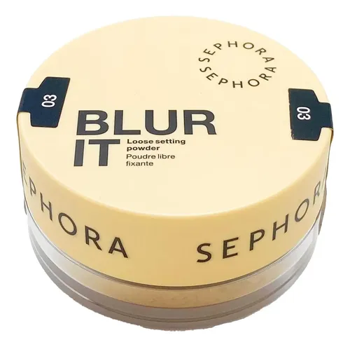 Polvo Suelto Fijador Sephora Blur It 03 Brightening Banana