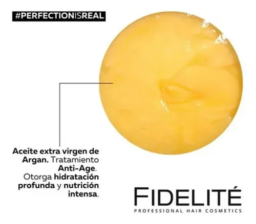 Fidelite Mascara Capilar Argan Mythical X1000ml Brillo