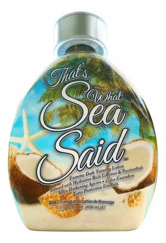 That’s What Sea Said Tanning Lotion Accelerator – Para…