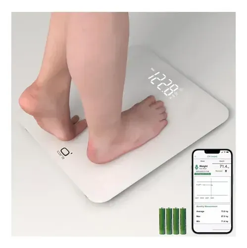 Báscula Inteligente O’care 200kg Con Pantalla Led Y App