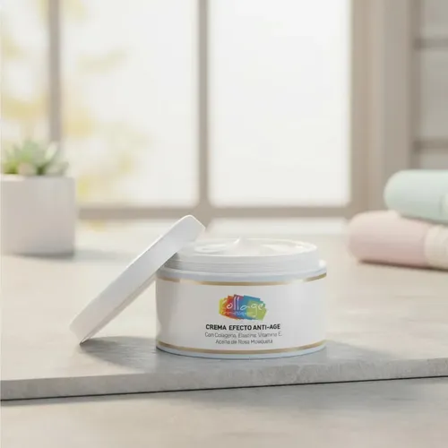 Crema Anti Edad Collage 250g Con Ácido Hialurónico Y Vitamina E