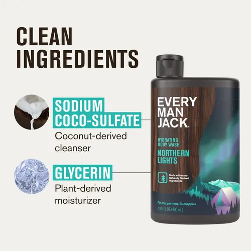 Set De Regalo De Gel De Baño Every Man Jack Para Hombre, 400