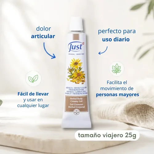 Gel Cremoso Arnica Just Swiss 25g
