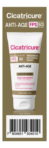 Cicatricure Crema Antiedad Fps 50 Efecto Mate 40g