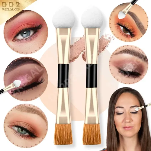 Aplicador De Sombras Y Uñas Para Ojos Doble Punta X8u