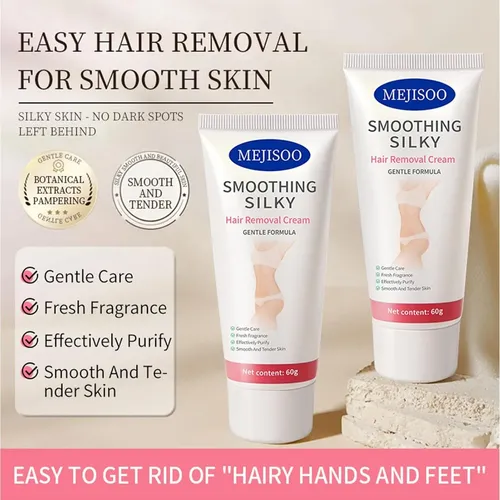 Crema Depilatoria Jazals Para Mujeres 60ml Suave E Indolora