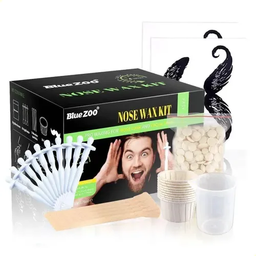 Kit Cera Nasal Bluezoo Eliminar Vello Nariz Limpieza Fosas