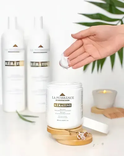 Kit La Puissance Keratina Shampoo + Acondicionador X1000ml